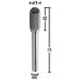 Kép 2/2 - E.6640.0 Keményfém turbómaró kerekorral