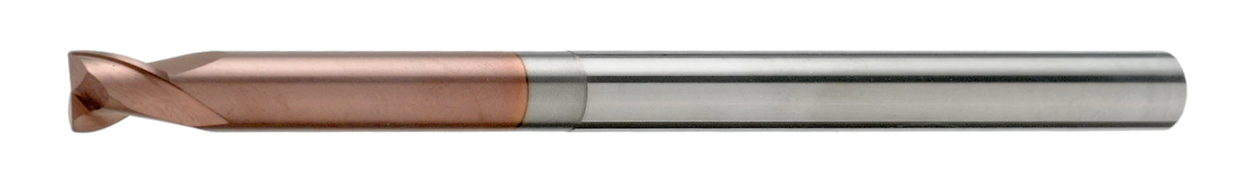 E.7695.1.0040.02_Tömör keményfém HSC ALU mikromaró sarokrádiusszal 30° z2, 0.40 ER0.05 x 2 x 55 mm,  3 mm, Z=2